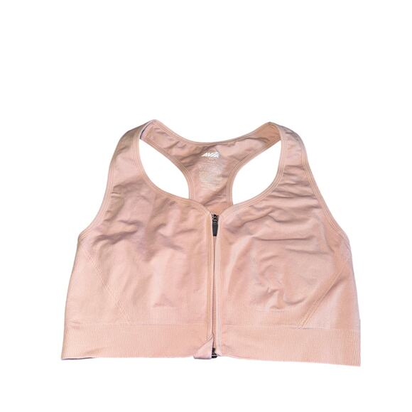 Avia‎ Sz XXXl Sports Bra Zip Front Racer Back Sports Fitness Activewear - Picture 1 of 6